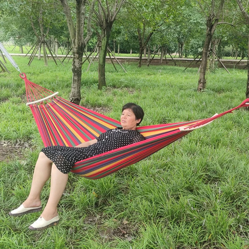 190x80 см портативные гамаки холст цвет парашютная ткань один размер открытый кемпинг досуг пеший туризм садовый гамак