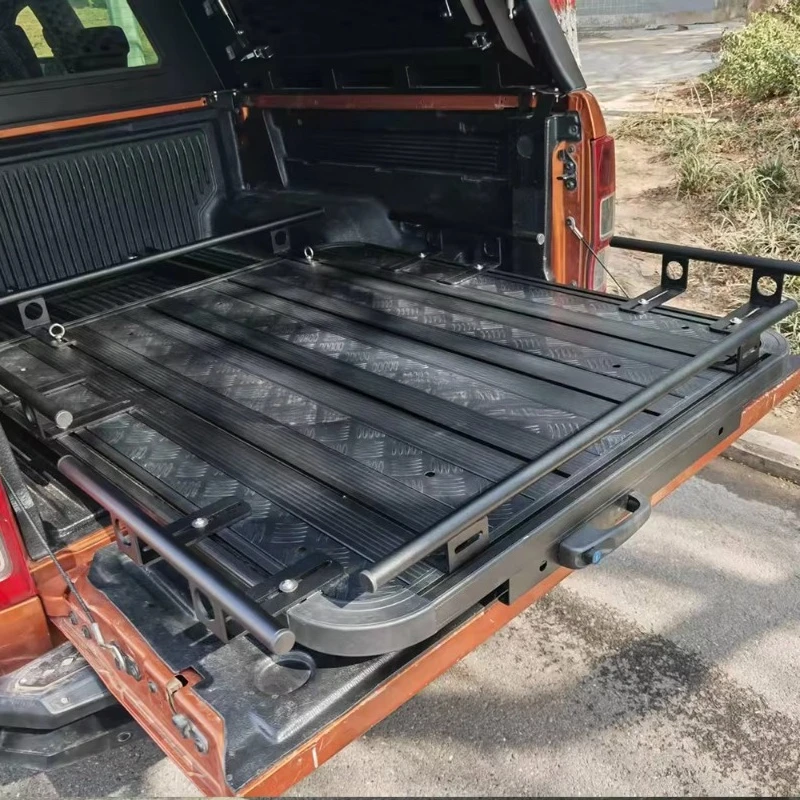 4x4 Offroad Heavy Duty Aluminum Pickup Truck Bed Ute Truck Sliding Tray Cargo Slider For Toyota Hilux/Ford Ranger/F150 Raptor