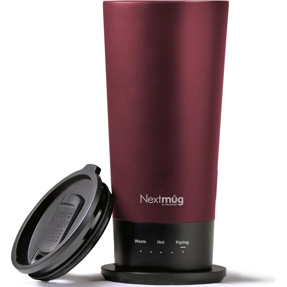 

Nexug Go - Temperature-Controlled, Sel-Heating Travel Mug (Bury - 16 oz.)