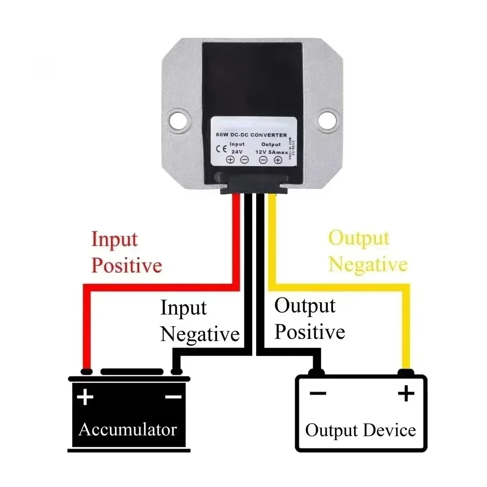 DC Power Converter Buck Regulator 24V To 12V/13.8V 3A 5A 10A 15A 20A 30A 40A Stabilizer Step Down Voltage Supply Module for Car