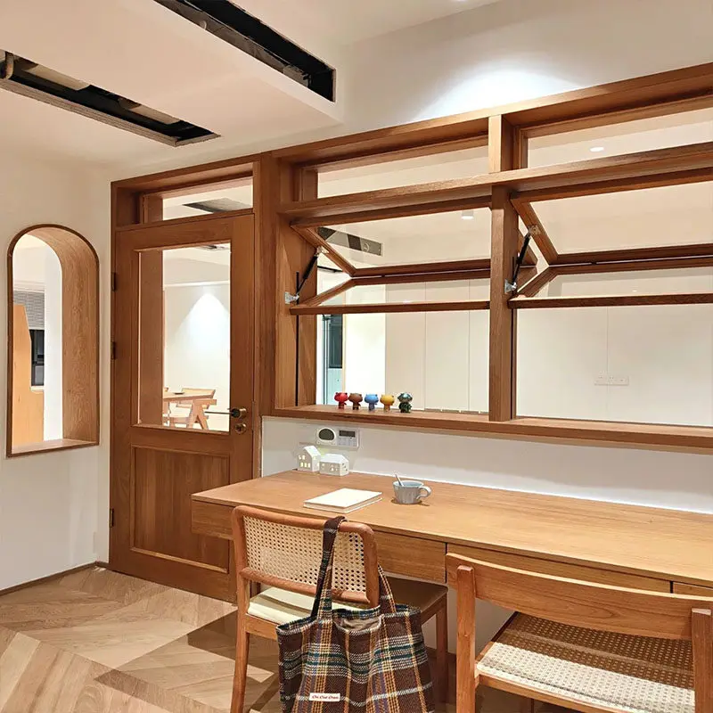 Wooden Design Doors and Accessories Advanced Office Doors and Accessories Customized Window Home Improvement Faltfenster Ls40zdc