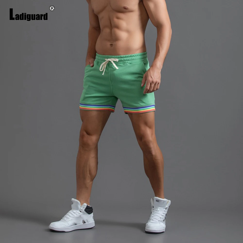 Plus Size 4xl Men Leisure Shorts New Drawstring Short Pants with Pockets Male Summer Casual Skinny Beachwear Mens Clothing 2021