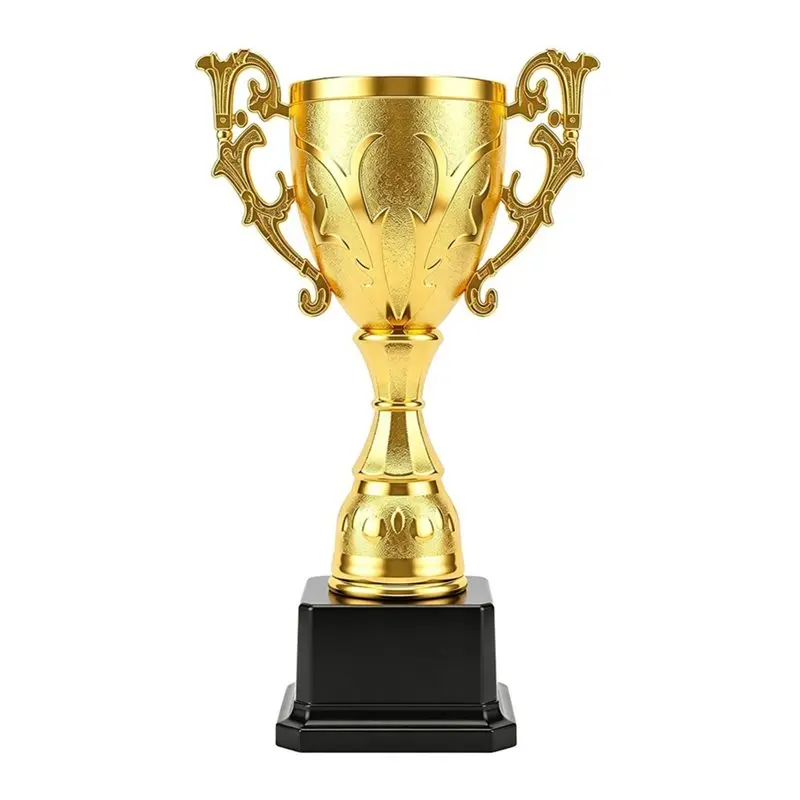 

Dropship-Gold Plastic Cup With Base,Winner Trophy For Sports Events, School Contests, Team Recognition