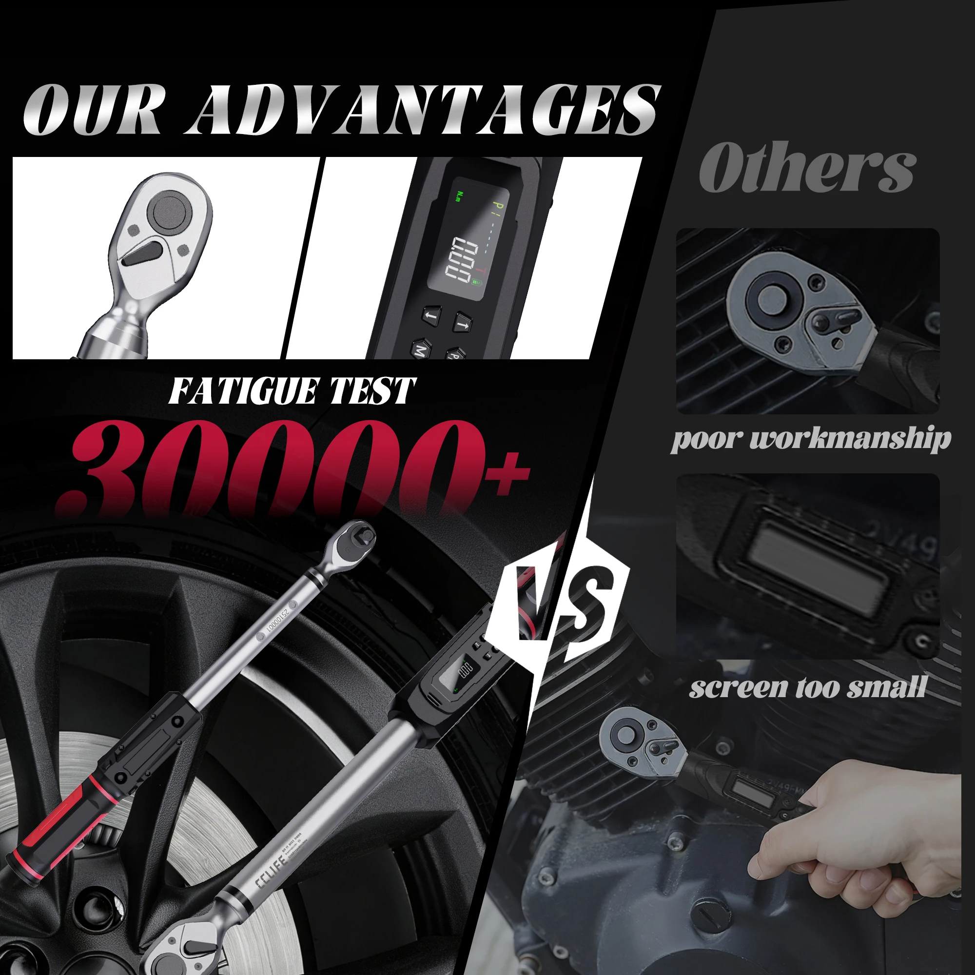New High Precision Digital Tor - Digital Torque Wrench 1/2 Inch 200Nm review and price