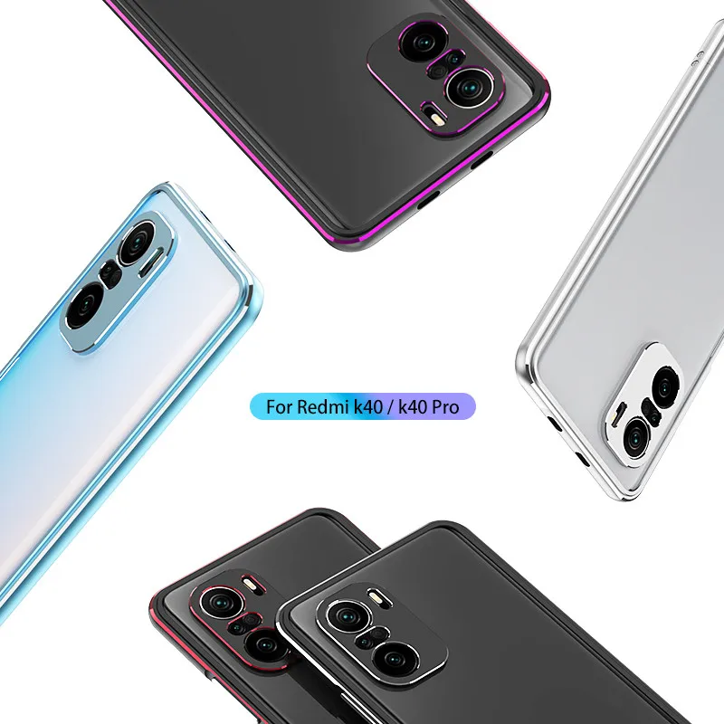 Dropshipping Aluminum Metal Bumper For Xiaomi Mi POCOPHONE POCO F3 Redmi K40/ K40 Pro Case+Carmera Protector Cover Frame