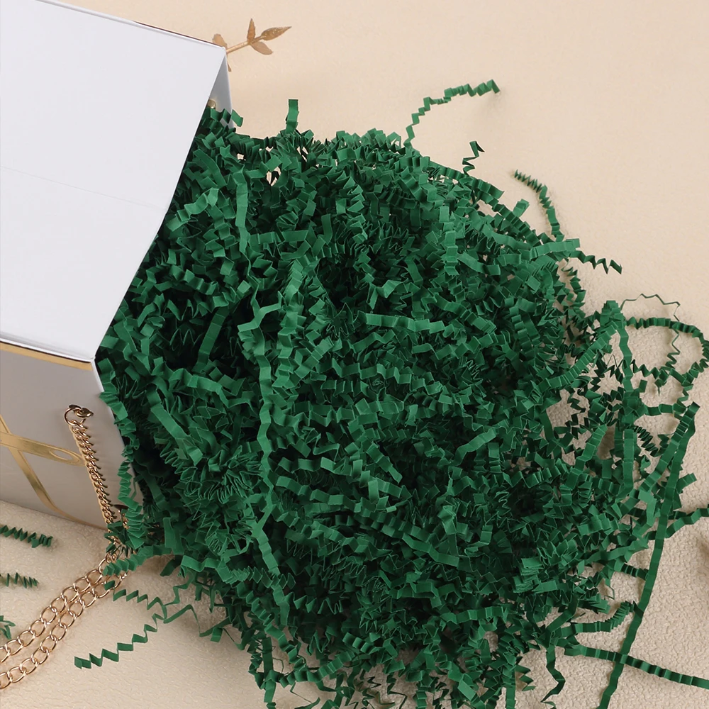50g/100g Raffia Paper Shreds for Gift Box Bag Filling Material Grass Basket Filler Packaging Decoration Wedding Birthday