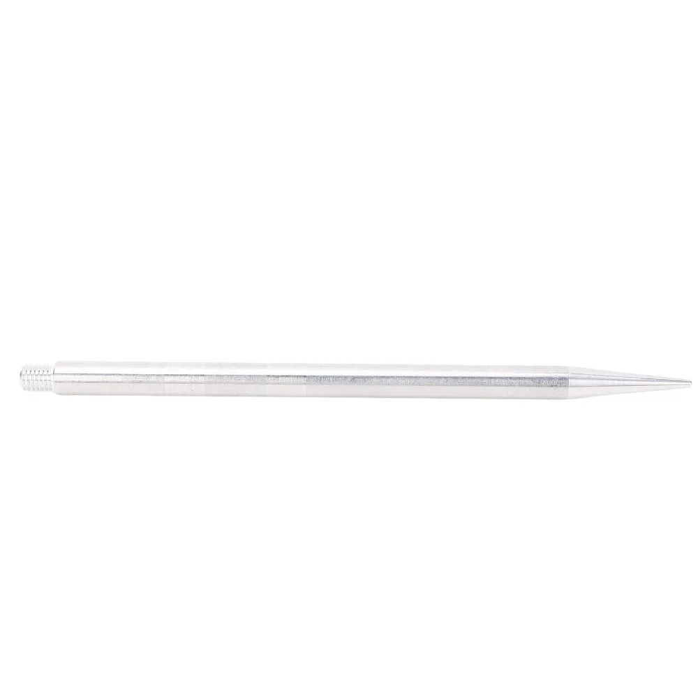 2 PCS Aluminum Alloy Antenna Ground Anchor M10 Thread 240mm Length Earth Spike 12mm Diameter Screw-in Ground Spike