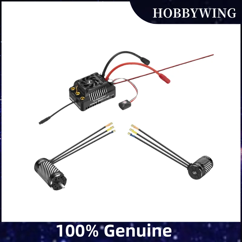 

HOBBYWING EZRUN MAX5 HV PLUS G2 500A ESC 5690 56118SL Motors Sensored Brushless Combo for 1/7 1/8 RC Model Car Buggy Accessories