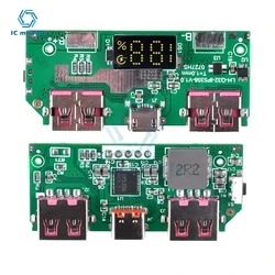 5V 3A batteria al litio Display digitale modulo di ricarica rapida IP5356 TYPE-C Micro USB QC3.0 2.0 PD3.0 PD2.0/AFC/FCP