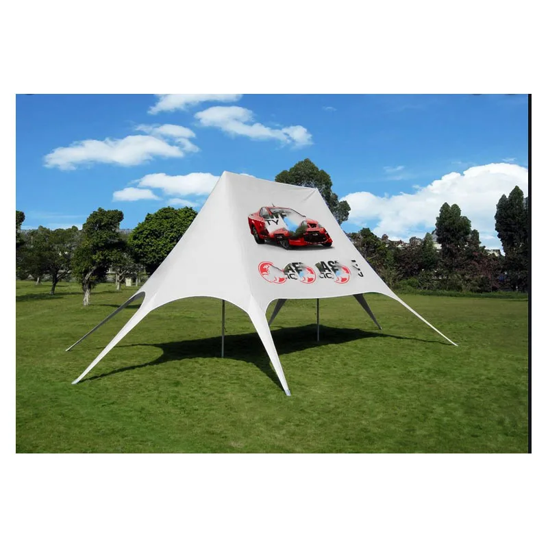 

Custom Outdoor Advertising Foldable Tents Star Shade Canopy Tent For Event Trade Show Advertising Large Shelter Star Tent