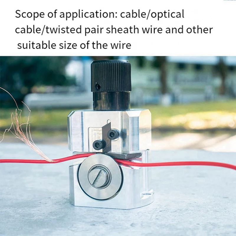 Máquina peladora Manual portátil para el hogar, desecho de alambre de cobre, desecho de cables