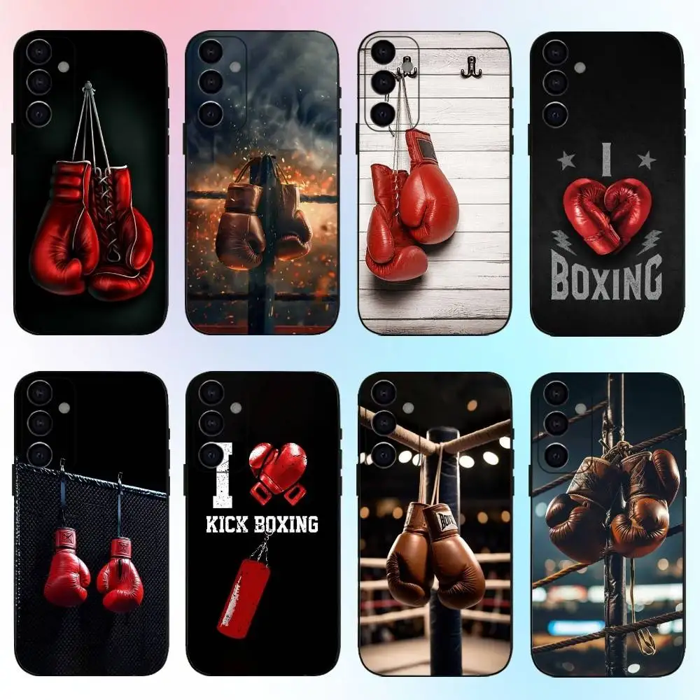 

Boxing Gloves Phone Case For Samsung Galaxy A73,A72,A71,A70,A53,A52,A51,Others Soft Black Cover