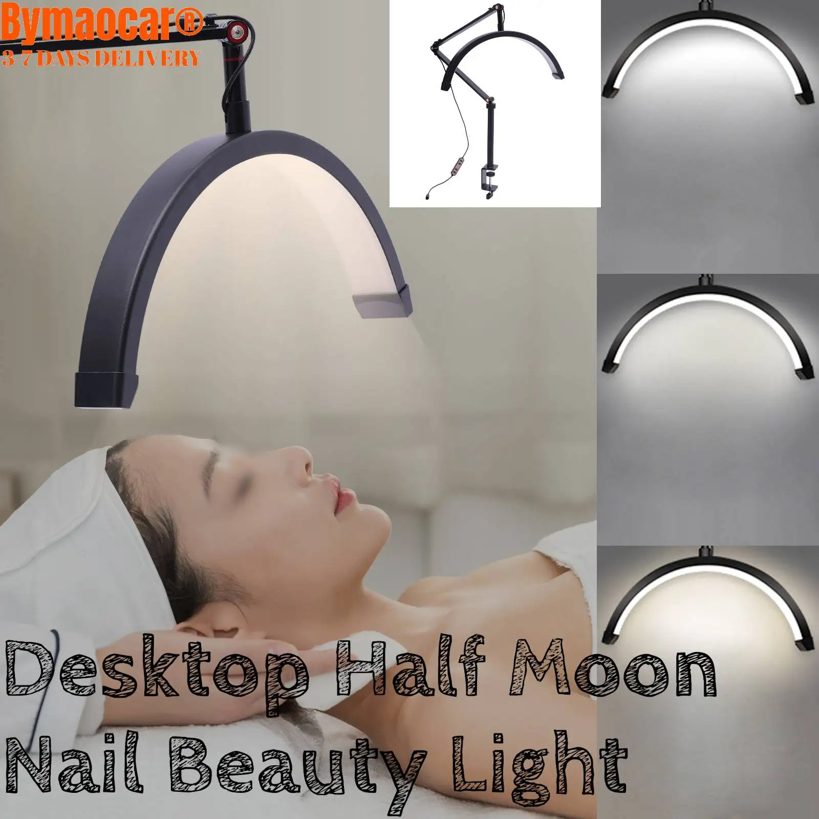 

LED Beauty Moon Light with Stand Support Lighting Kit For Eyelash Tattoo Salon