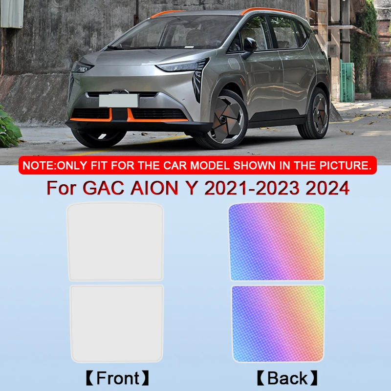 

Car Clip-on Sunroof Skylight Blind Shading Cover Colorful Ice Crystal Auto Roof Sunshade Fit For GAC AION Y 2021 2022 2023 2024