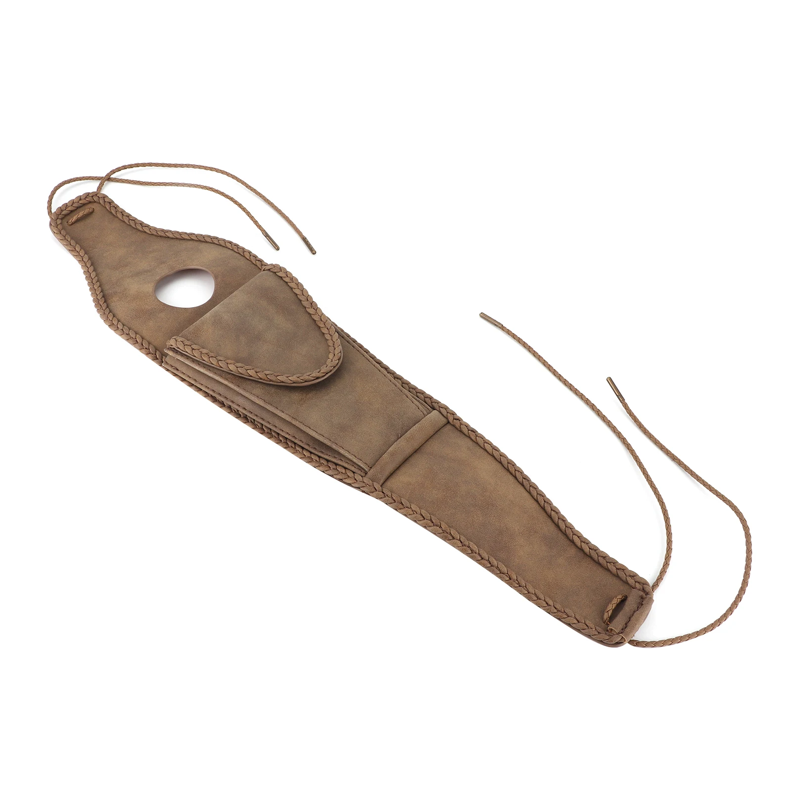 

Motorcycle Oil Fuel Tank Cover W/Pouch Bag PU Leather Pad Fi