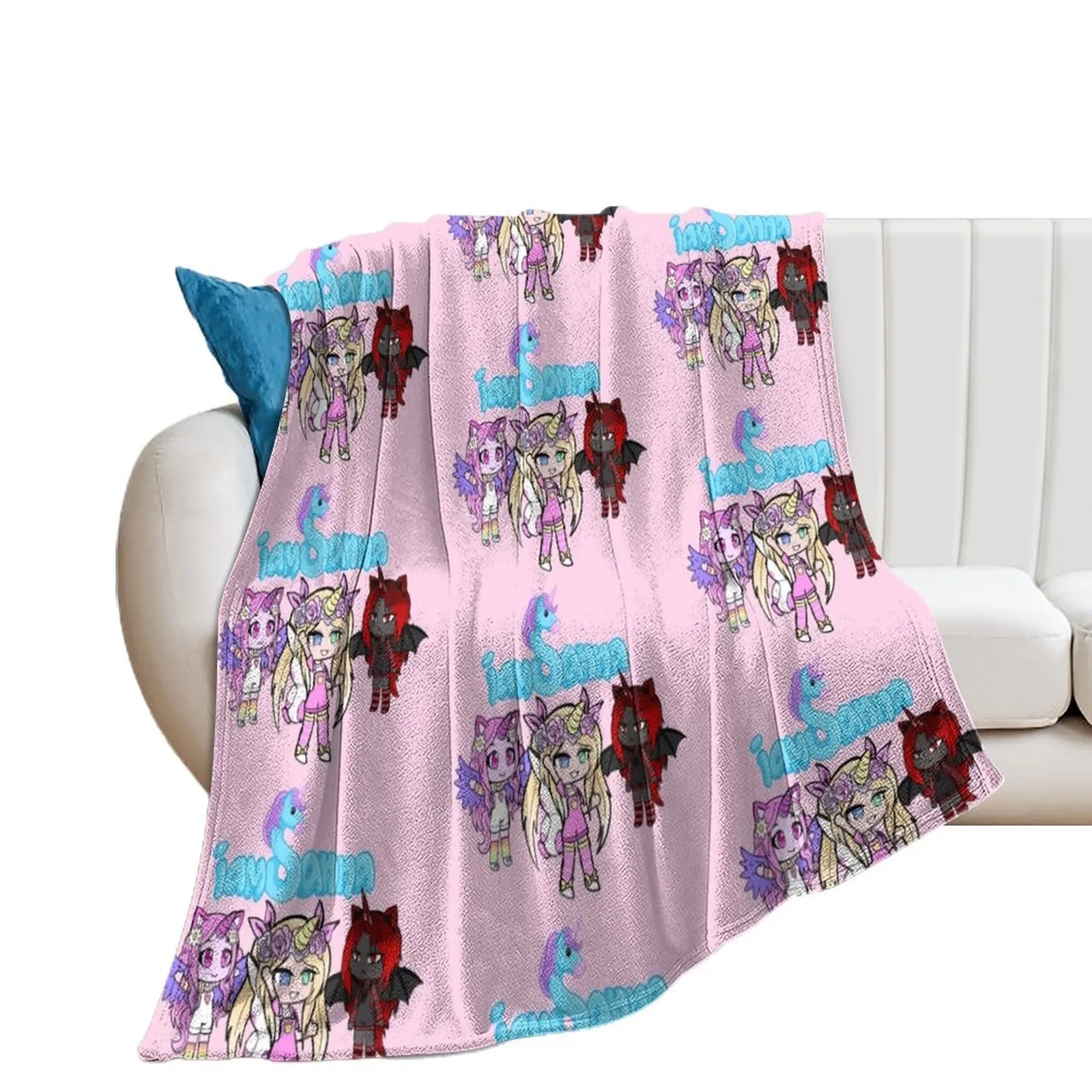 

Sanna and Friends Throw Blanket Bed Decorative Throw Flannel Fashion Sofas Blankets