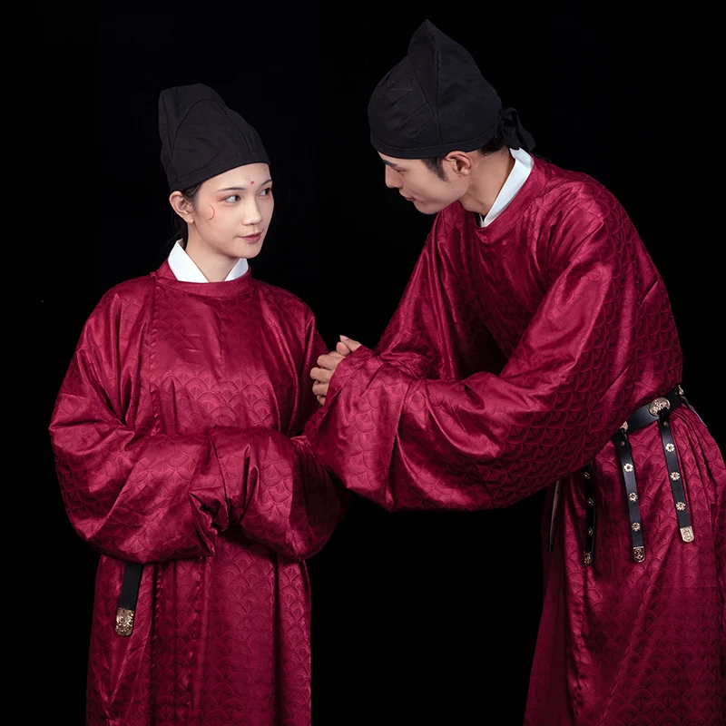 

Spring Summer Thin Drapey Tang Dynas Large Quanti Missing Hip Robe Purple Robe Men Women Can All Be Used Retro Court Sl...