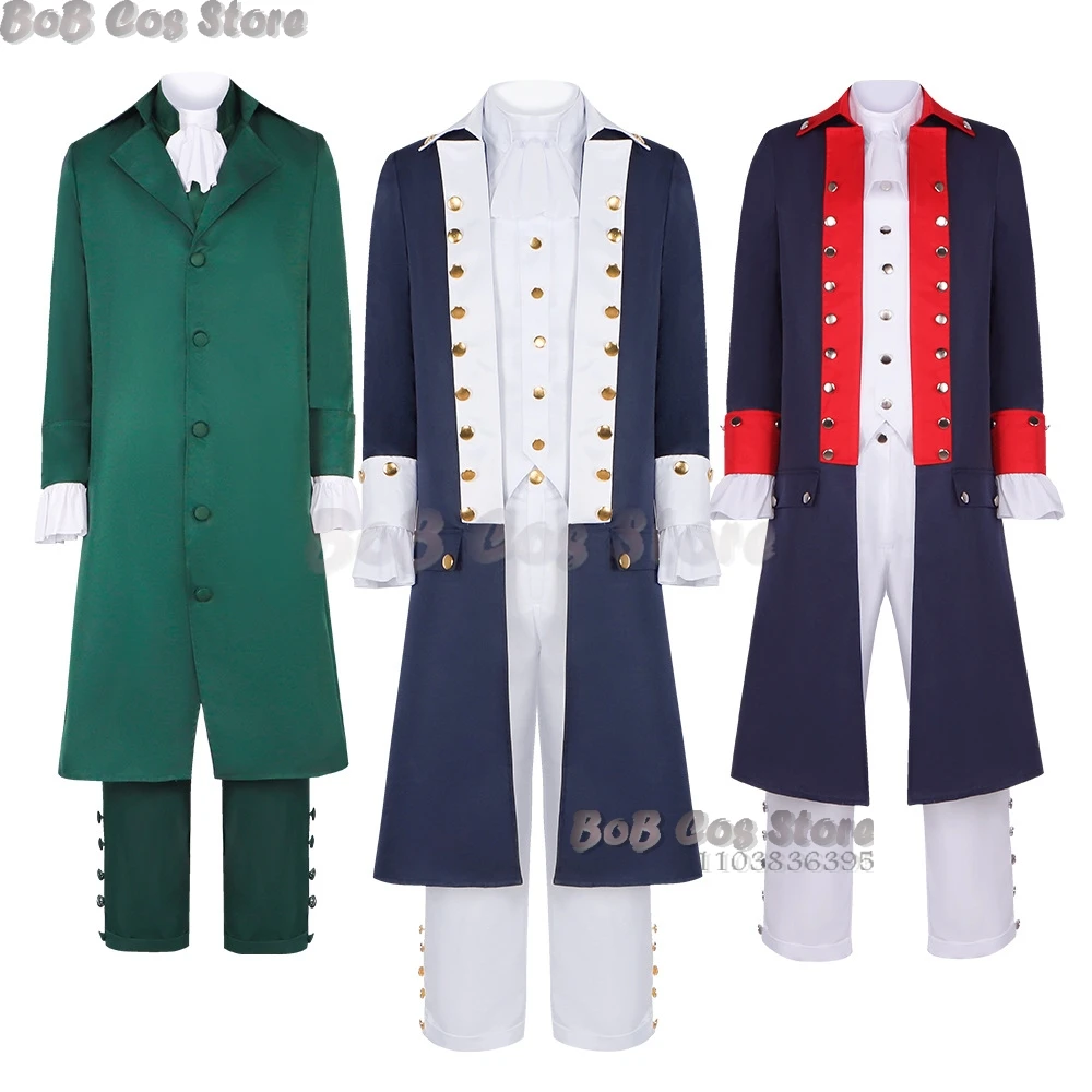 Hamilton COSPLAY Musical Stage Cosplay Costume Alexander Gentlemen Ball Gown Medieval Adult Uniform Retro Outfit Man Holloween