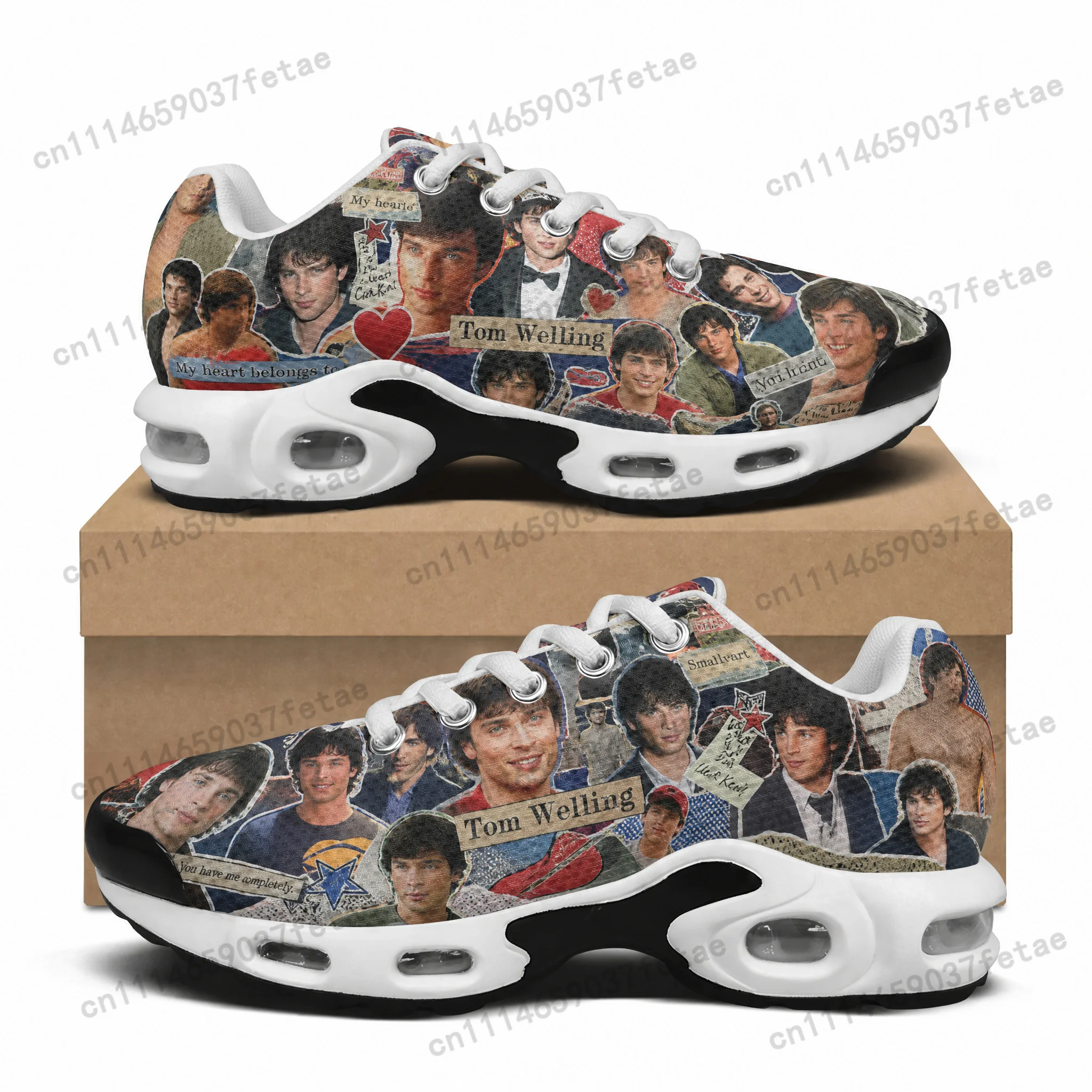 Tom Welling Air Cushion Sneakers Hip hop singer Teenager Lightweight Mens Womens Sports shoes Custom Leisure Mesh Sneaker