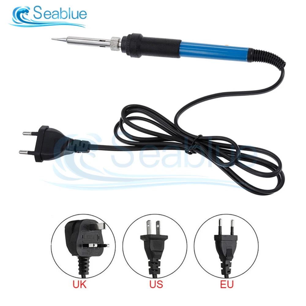 60W Electric Soldering Iron Adjustable Temperature Soldering Pen Soldering Gun Repair Soldering Tool Soldering Iron Head