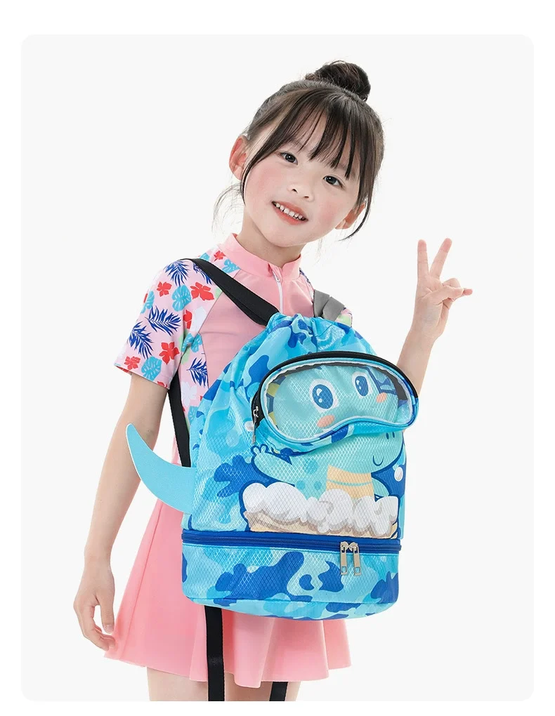 

Kids Waterproof Backpack for Swimming,Cute Lightweight Travel Backpack,Outdoor Sports Dry Bag,Boys Girls Swim Bag,School Bookbag