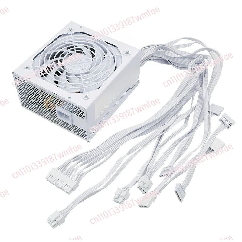 full module pure white 650W silent desktop itx mini chassis power supply