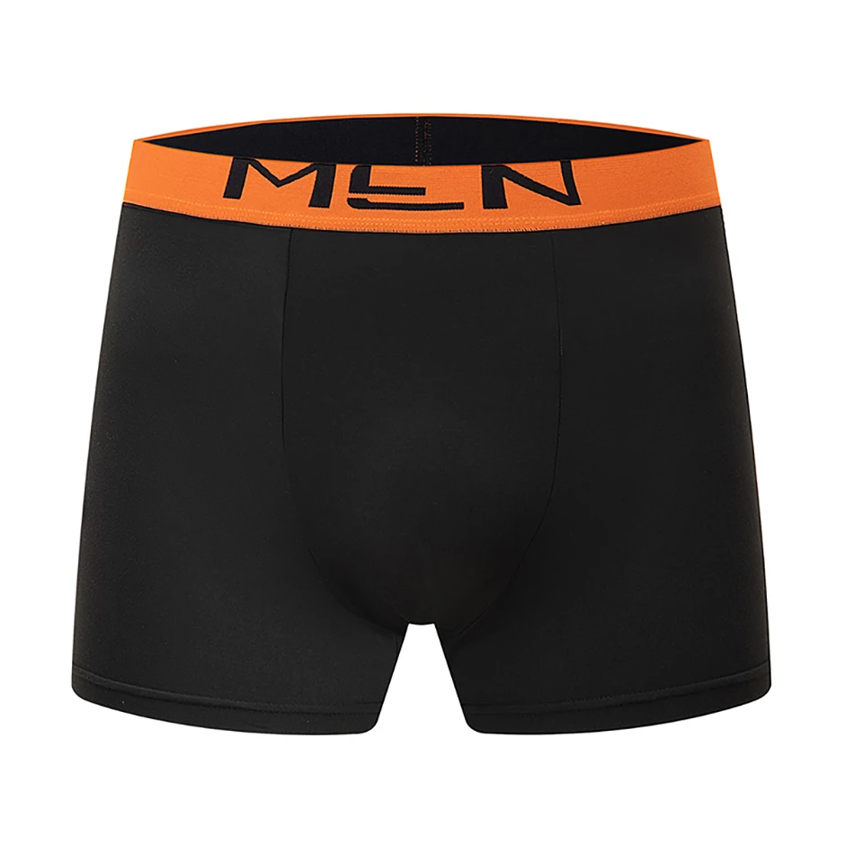 5/10-teiliges Set saisonale modische Herrenunterwäsche, flache Eckhose, bequem, Übergröße, Farbe, Herren-Shorts mit elastischer Taille – Detail 17