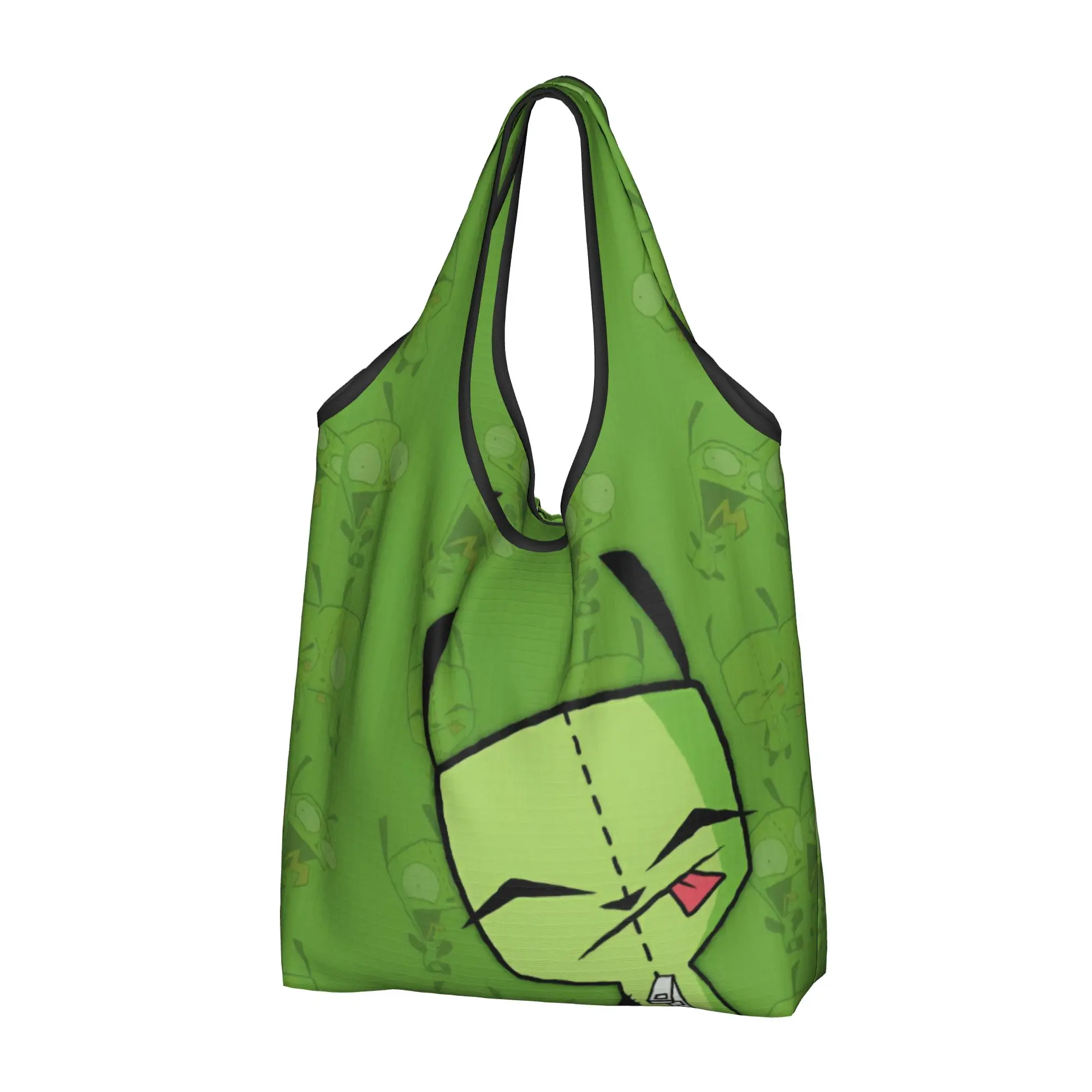 Z-Zims Cartoon Movie Grocery Shopping Bag Cute Shopper Tote Shoulder Bags Big Capacity Portable Japan Comic Handbag