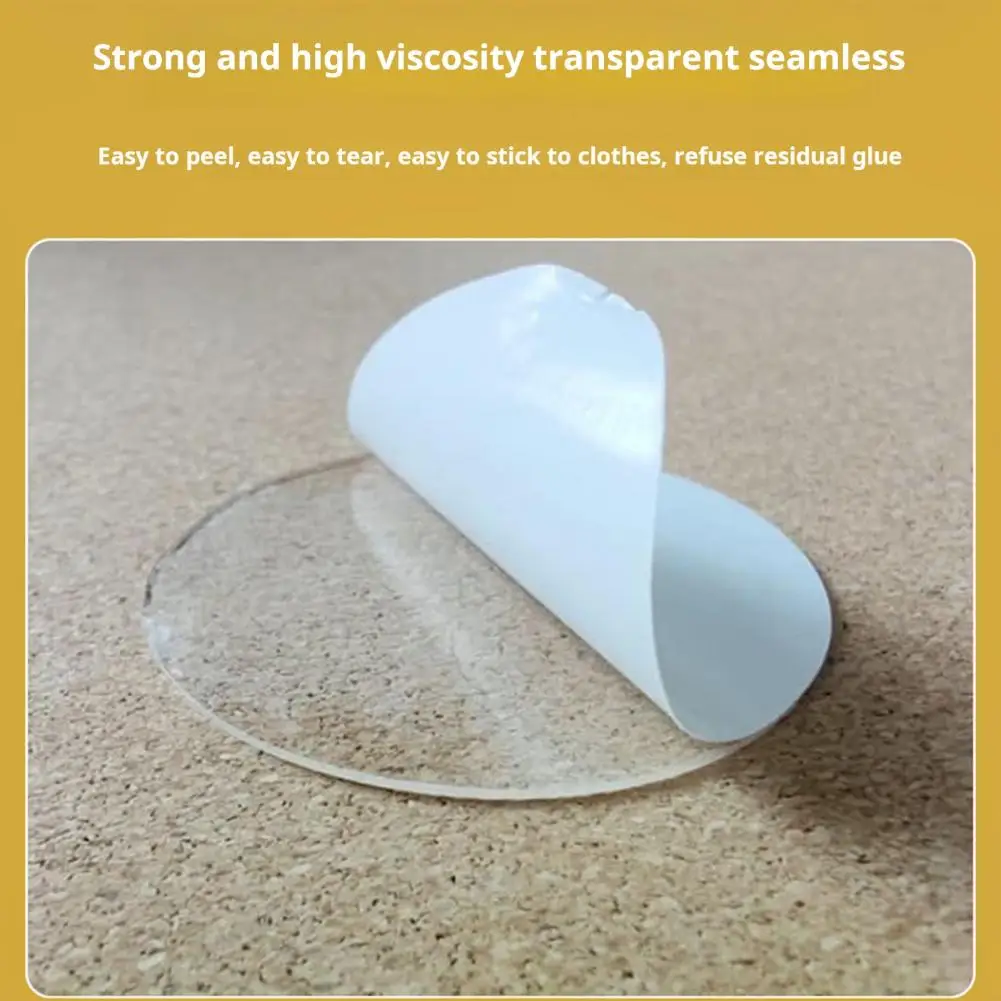 100Pcs 2cm Adhesive Dots Sticky Tape Dots Sticker Waterproof Strong Stickiness Double Sided Removable Tack Clear Adhesive Dots