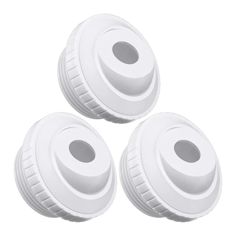 3Pcs Nozzle White Nozzle PVC Nozzle For Swimming Pool Opening Eyeball Nozzle Flow Inlet Fitting For Hayward SP1419D