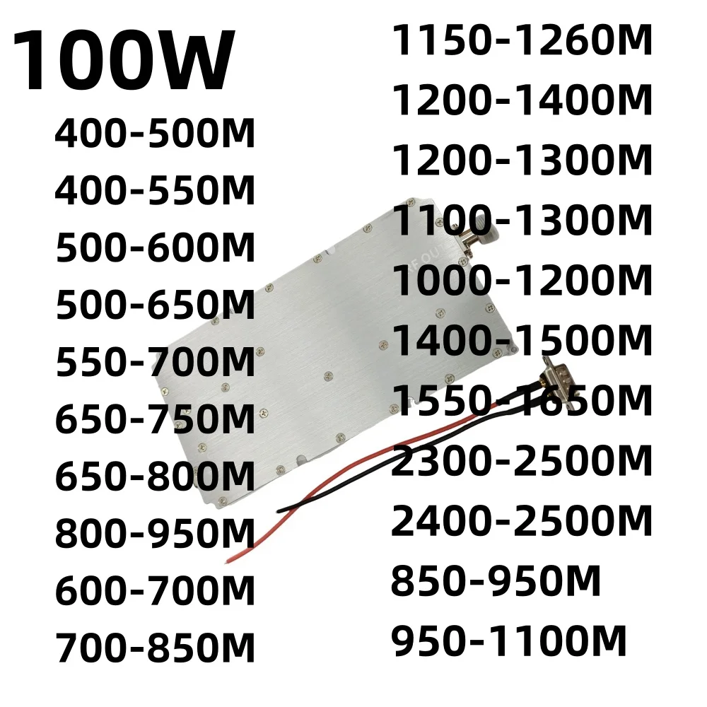 tipo conector do amplificador de potencia n modelo do gerador do ruido 100w 700850mhz 400500mhz 9501100mhz 500650mhz 01