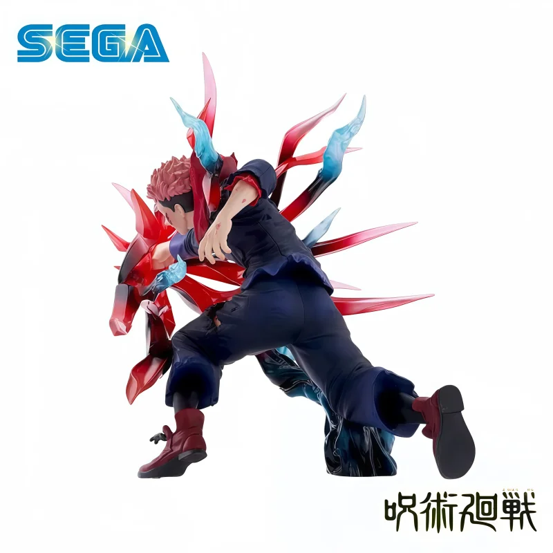 Em estoque 100% original sega jujutsu kaisen itadori yuji figura de ação modelo boneca marca boexd anime personagens garagem brinquedos