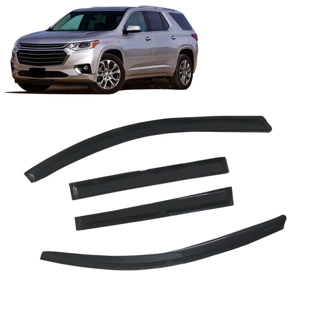 

Window Visor for CHEVROLET TRAVERSE 2018 2019 2020 2021 2022 2023 2024 Weathershied Door Visor Wind Sun Side Window Rain Guards