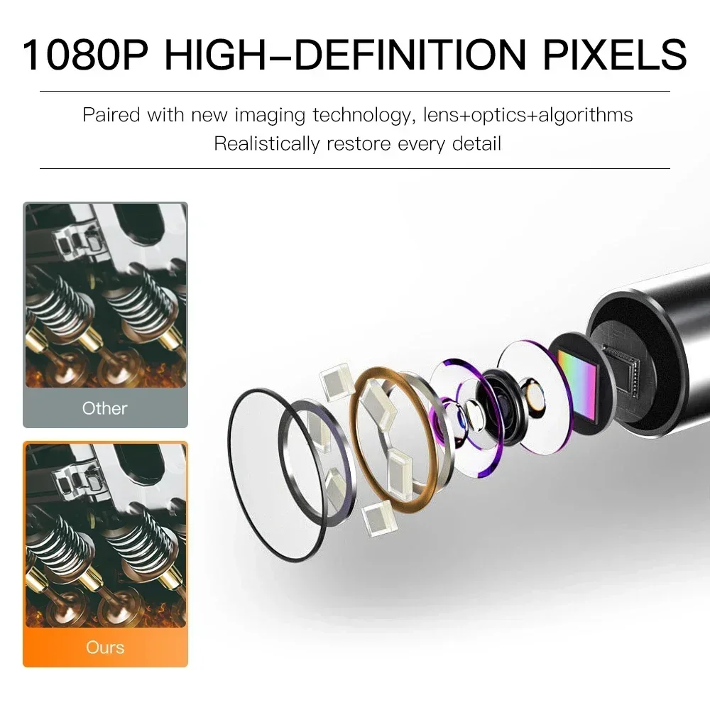 3.9mm Articulating Borescope 2 Way 180 Degree Steering Industrial Endoscope 5