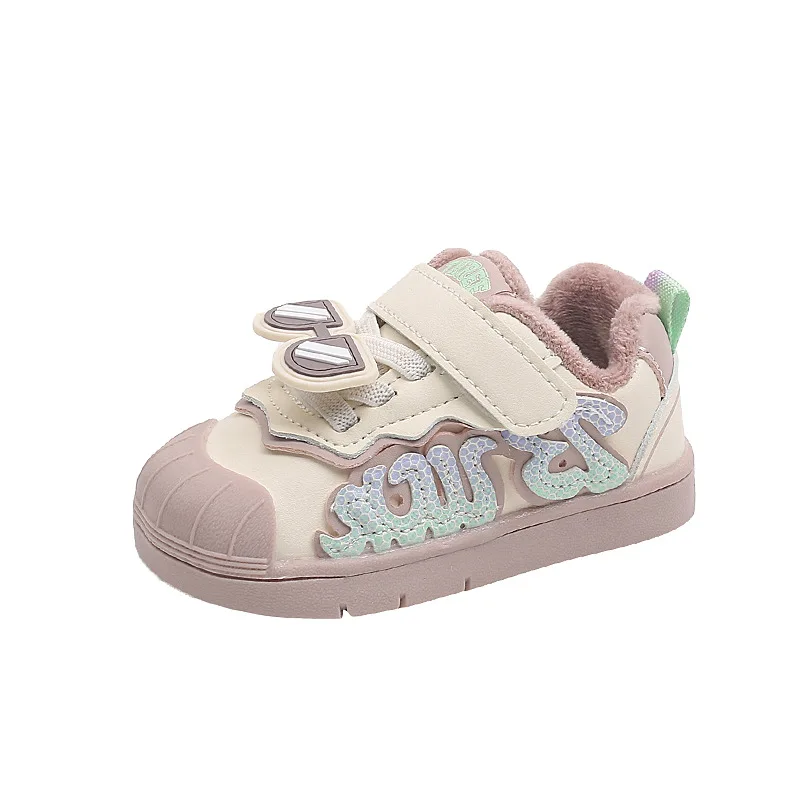 Baby Shoes Winter fleece-lined Cotton Shoes Baby Toddler Shoes Girls\' Warm Shoes Boys Shoes