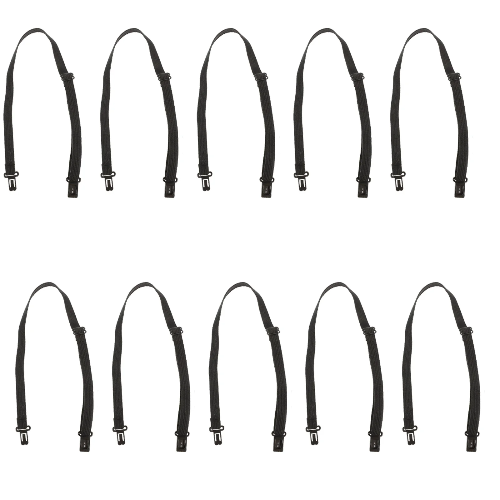 10Pcs Wear-Resistant Elastic Strap for Bow Knot Comfortable Adjustable Band DIY Party Accessories Dressup Convenient Solution