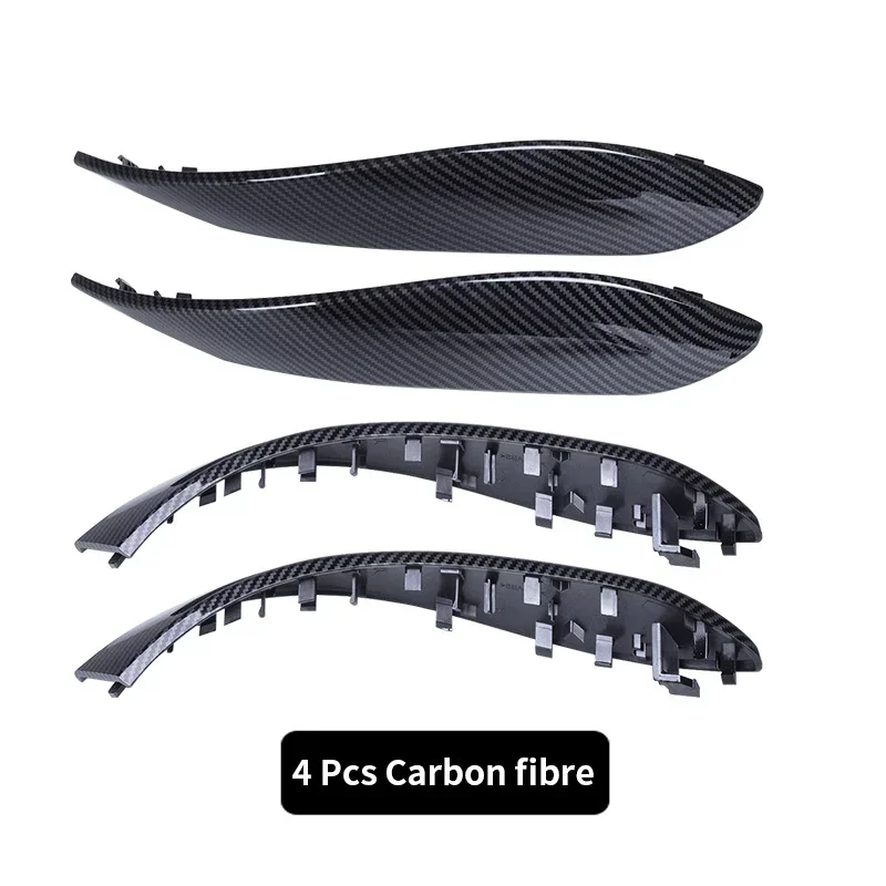 Car interior door handle cover decoration For Bmw  F30 F80 F31 F32 F33 F34 F35 F36 3 4 3gt Series 2012-2018 Carbon  Frame