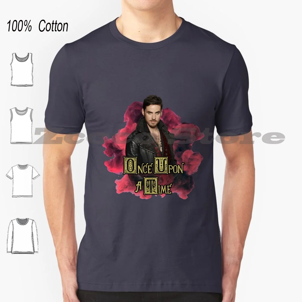 

Once Upon A Time : Hook ( Killian Jones ) In Smoke T Shirt 100% Cotton Comfortable High-Quality Once Upon A Time Ouat Hook Hook
