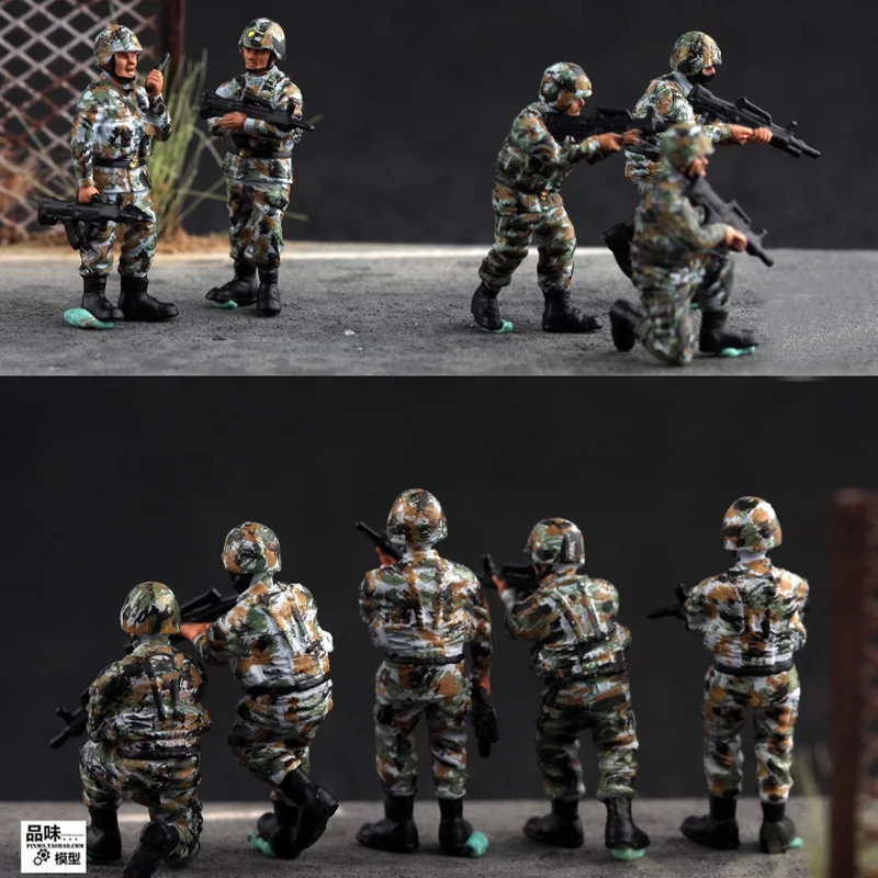 

Масштаб 1:72, китайская армейская модель солдата из смолы, подходящая модель танка, вертолета, сцены, коллекционные предметы, декоративные подарки, статический дисплей