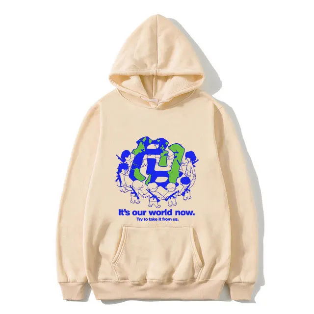 RR KanKan WoRRld Hoodie Kankan Really Rich It\'s Our World Now Try To Take It From Us Sweatshirt Men Women Kpop Oversized Hoodies