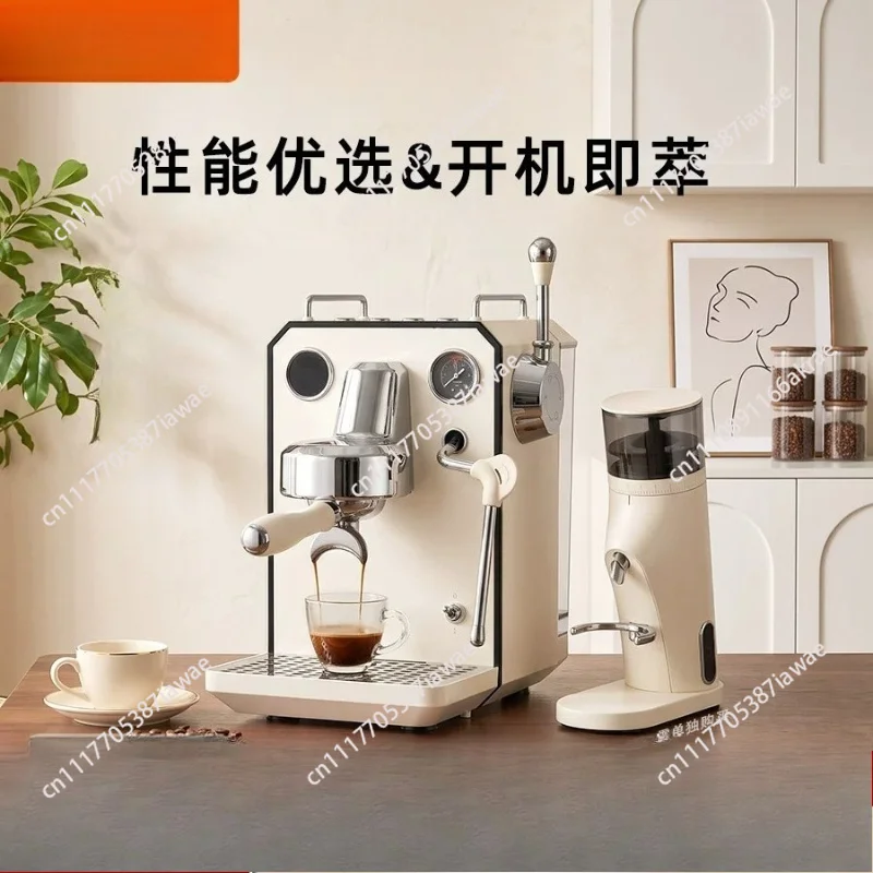 Small household commercial semi-automatic coffee machine, espresso hot and cold