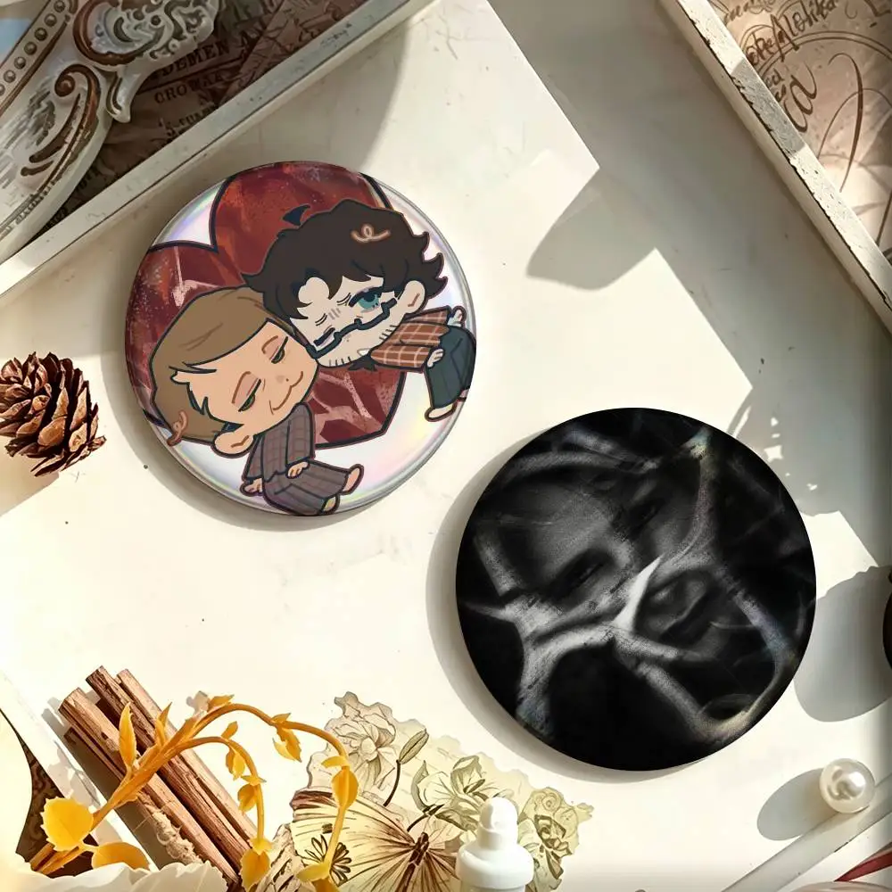 H-Hannibals-S TV  Custom Enamel Pin Badges 25mm 32mm 44mm 58mm Backpack Hat Decor Toys Gifts