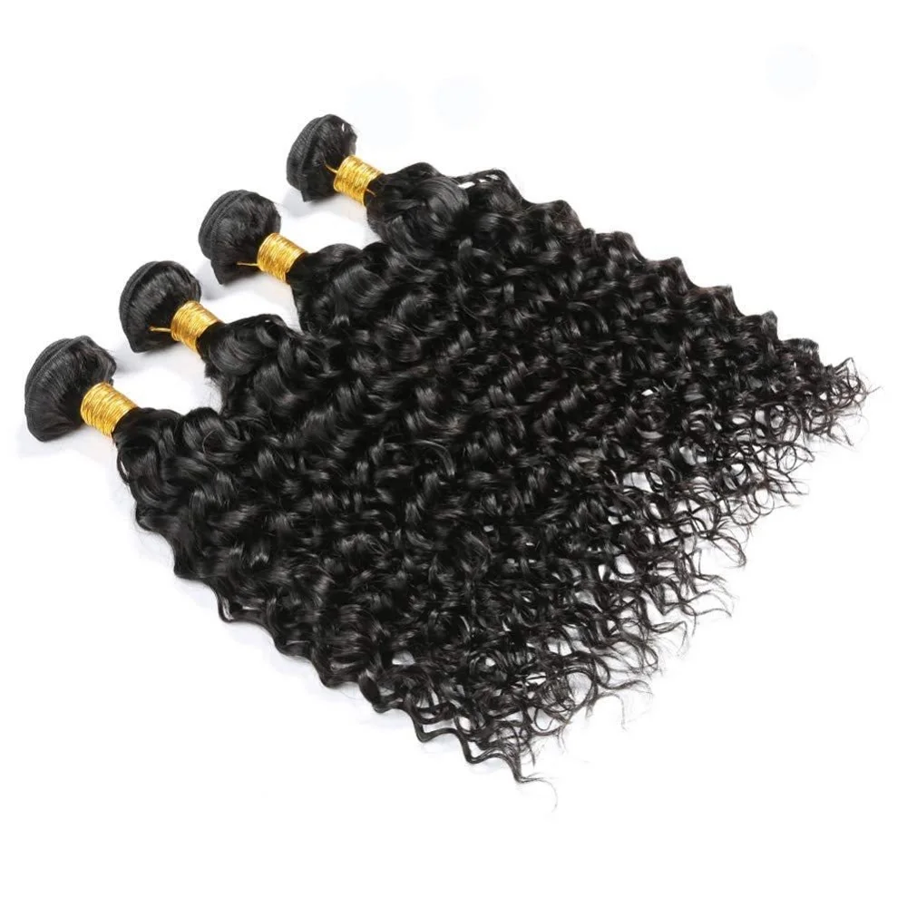 YEORING 水波 14-30 インチ人毛バンドルブラジル生毛 3 バンドル 100% 人毛エクステンション織りナチュラルカラー