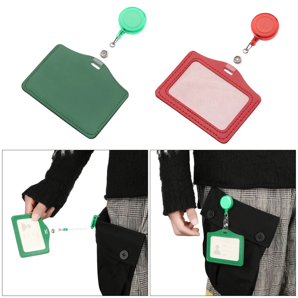 

Card Card Holder Clip Badge Holder Clip Horizon Style ID Badge Holder Nurse Doctor Name Card Holder Retractable Badge Reels