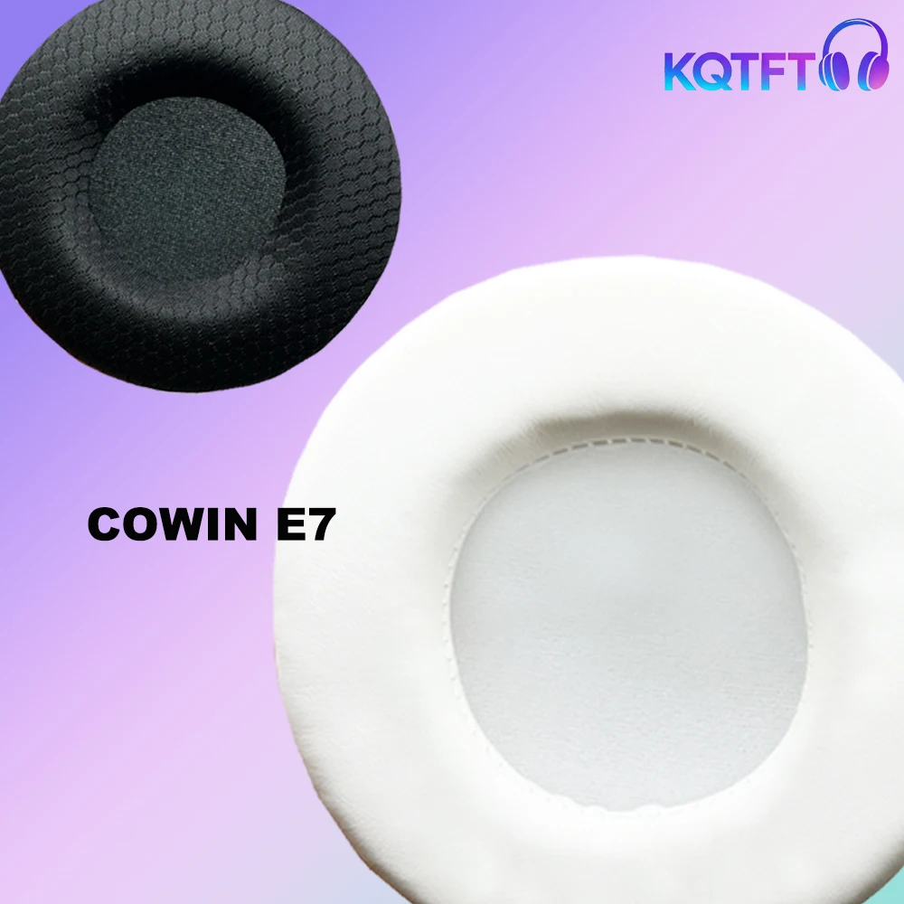 Replacement Ear Pads for COWIN E7 Parts Leather Cushion Velvet Earmuff Headset Sleeve Cover
