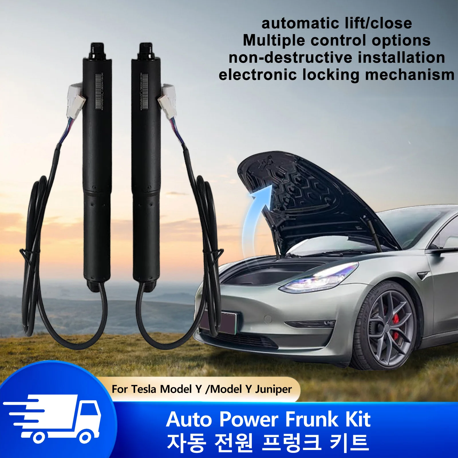 

Model Y 3 Auto Power Frunk For Tesla Model 3 Highland New Y Juniper Electric Front Gate Automatic Lifting Close Automatic Lock