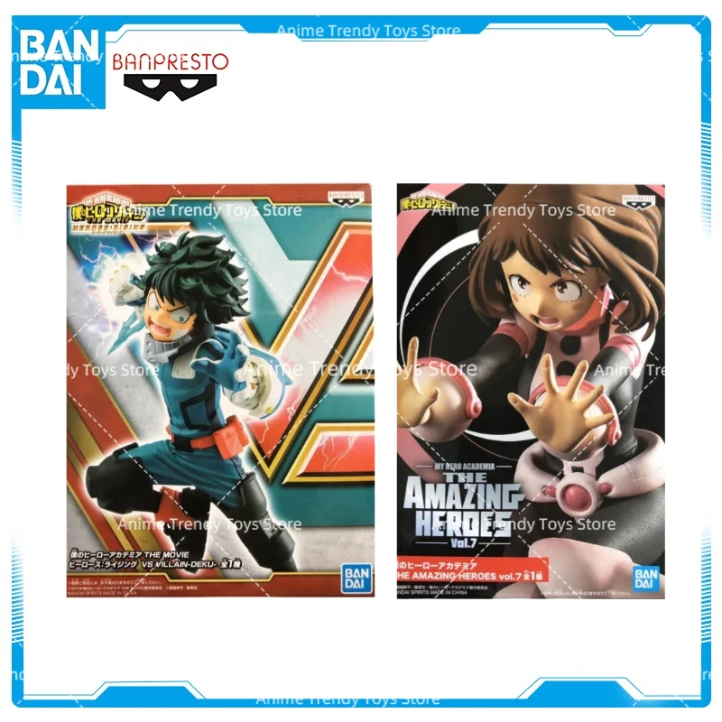 Original Bandai My Hero Academia Midoriya Izuku Nine Todoroki Enji Endeavor figura personaje en Stock juguete de modelos coleccionables WY