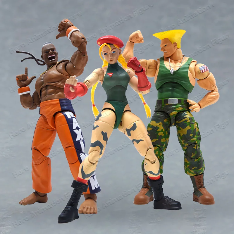 

In Stock JADA Toys Street Fighter Guile Action Figure - 6 Inch Collectible (Green Version) JD34689 Gift Collection