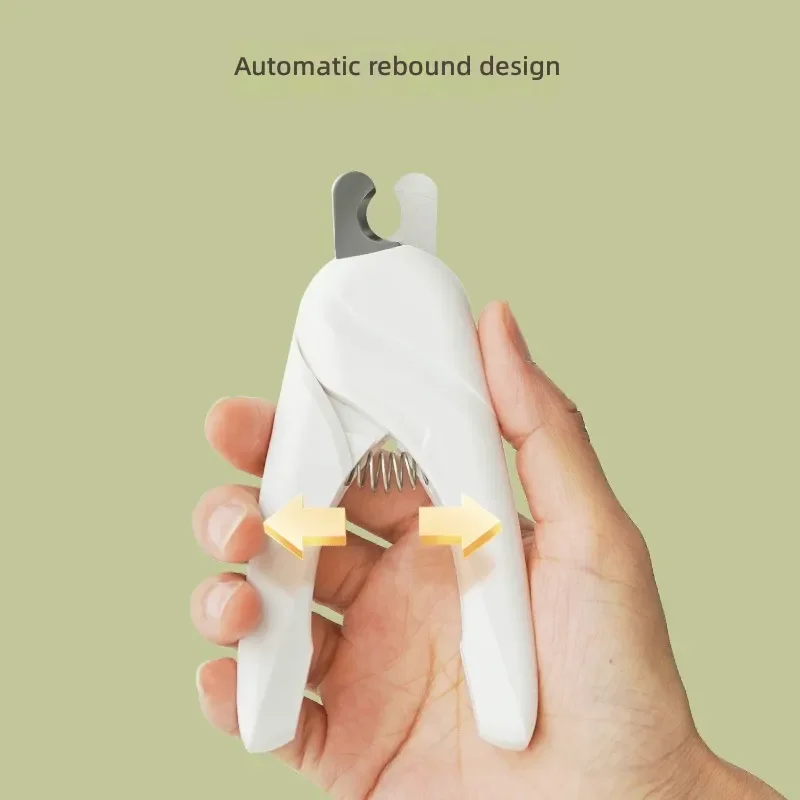 New Pet Nail Clippers with LED Light for Safe Blood Line Detection Cat Dog Grooming Scissors Pliers Trimming Tool