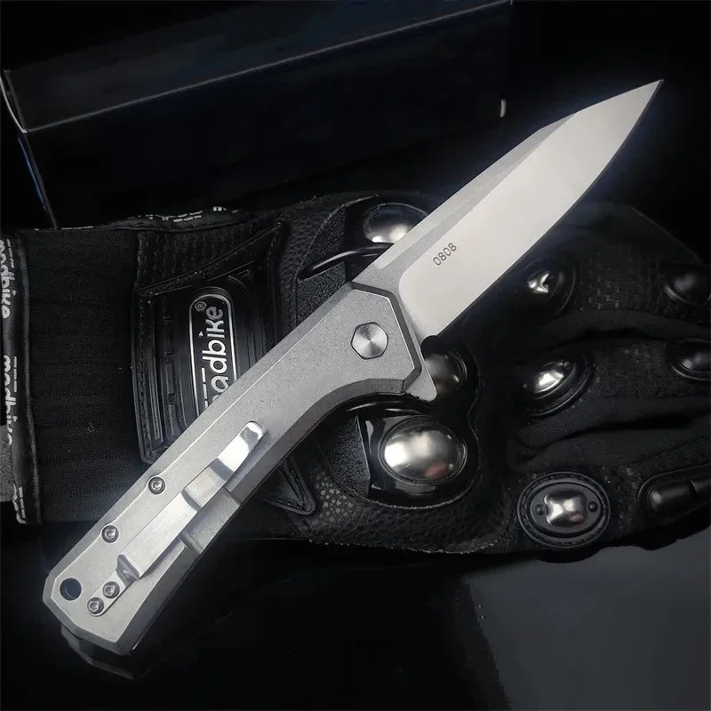 Make quality 0808 outdoor pocket Knife Portable outdoor rescue survival multi-purpose EDC tool Todd Rexford fin foldin